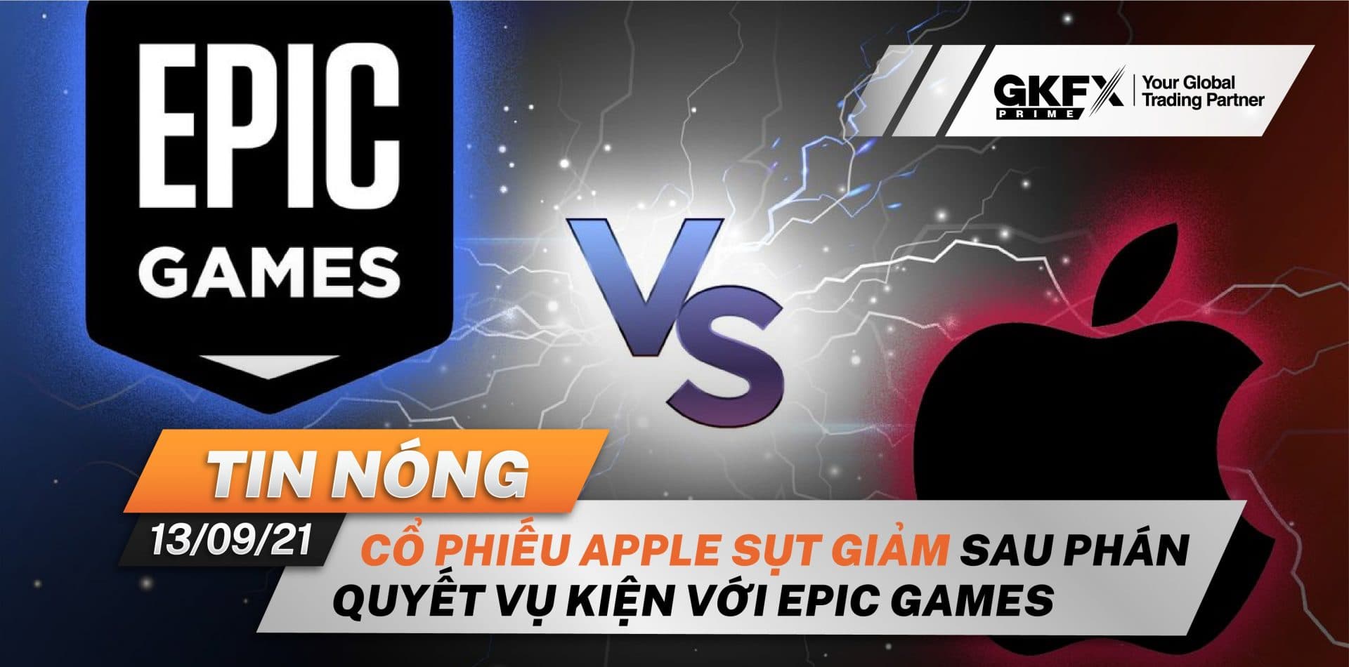 Tin Nóng 13/09 - Cổ Phiếu Apple Sụt Giảm Sau Phán Quyết Vụ Kiện Với Epic Games