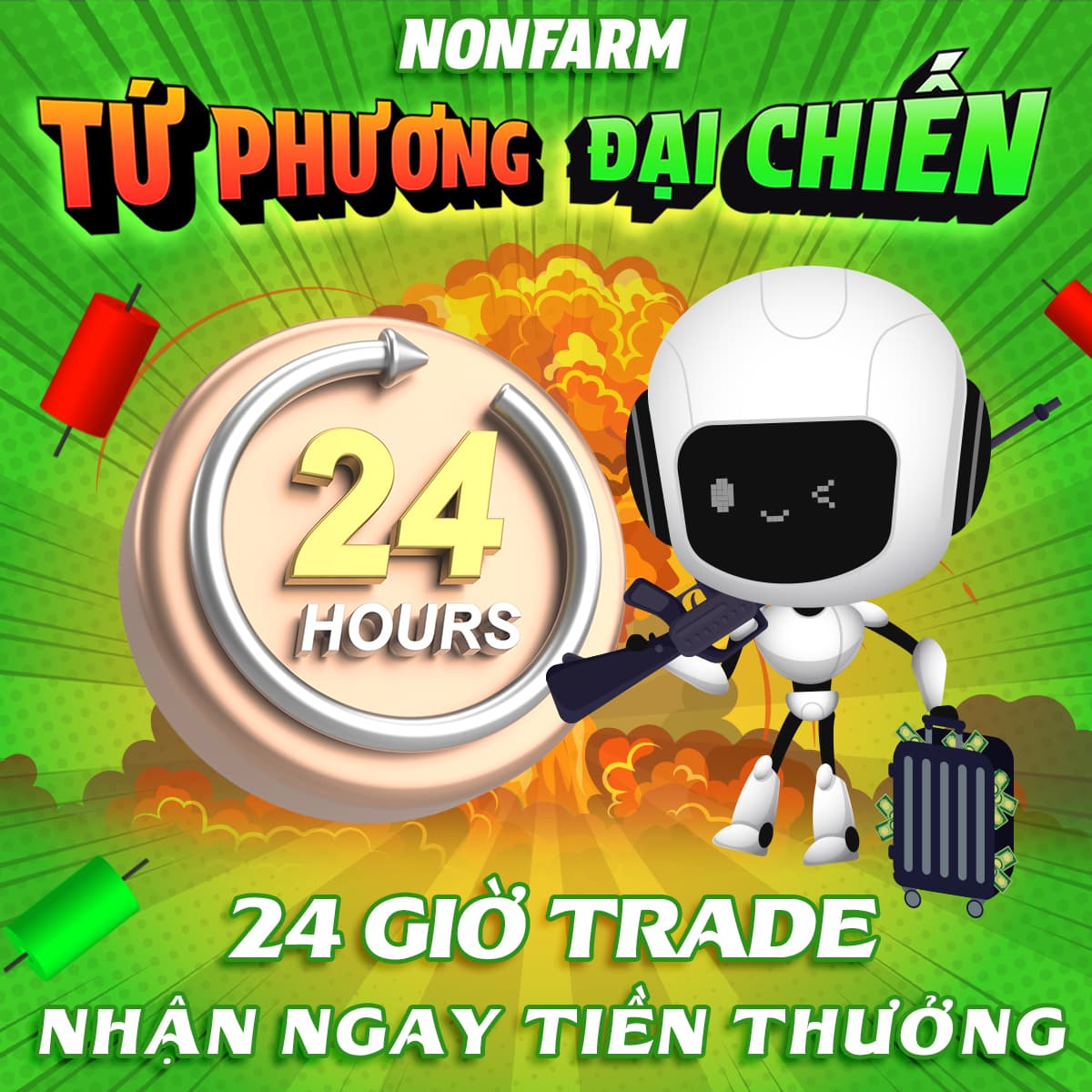 Cơ hội tranh tài tại Nonfarm Tứ Phương Đại Chiến